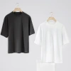 UPF50+ sun protection short-sleeved T-shirt for men, cool and breathable in summer, loose half-sleeved shirt for men's sports, sweat-wicking, and ice-like feel details Picture